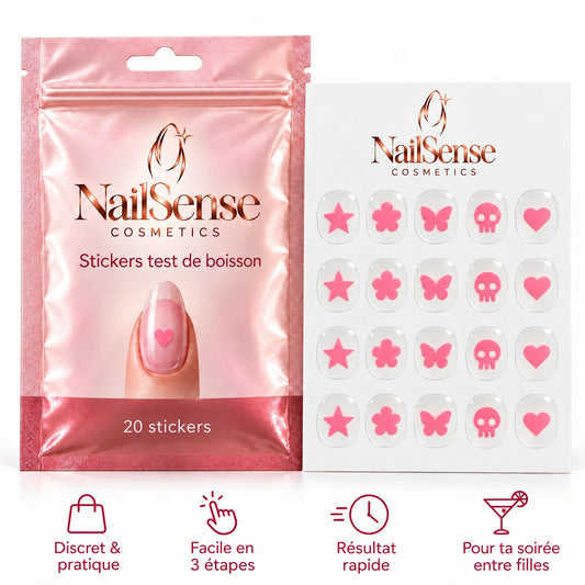 NailSense Stickers test de boisson